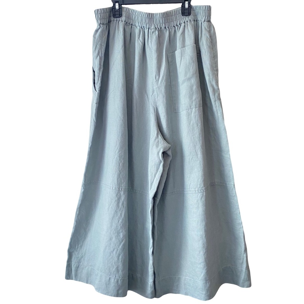 COS Pale Mint Linen Wide-Leg Jumpsuit Set - Picture 5 of 14